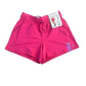 NWT RBX Pink French Terry Novelty Waistband Shorts